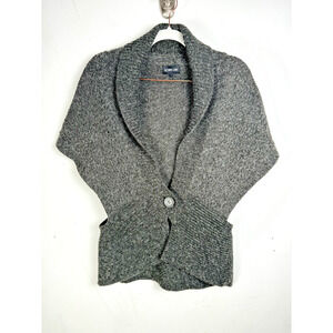 Ronen Chen Modern Minimalist Edgy Avant Gard Gray Wool Blend Sweater Vest